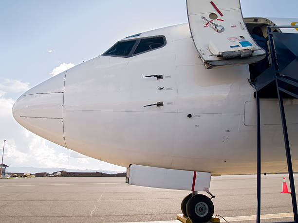 istock Plane parked at the airport 89340015