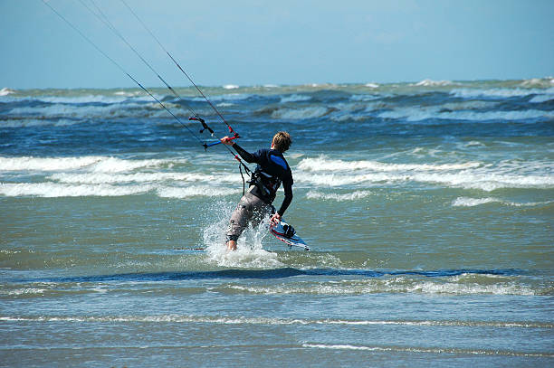 kite surfe - foto de acervo