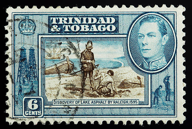 istock Old postage stamp from Trinidad & Tobago 89340924