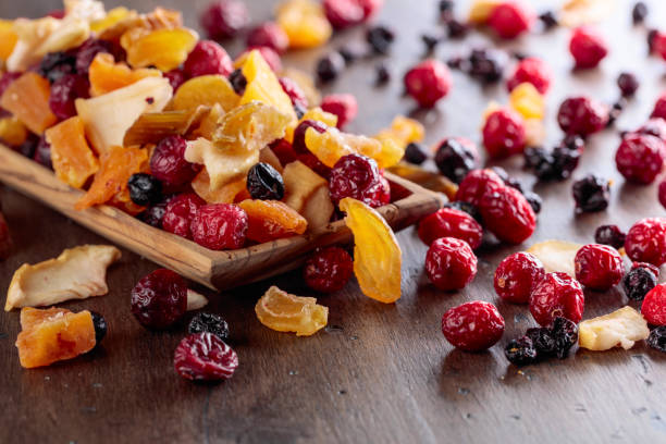 istock Dried fruits and berries. 893412030