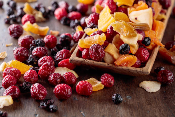 istock Dried fruits and berries. 893412044