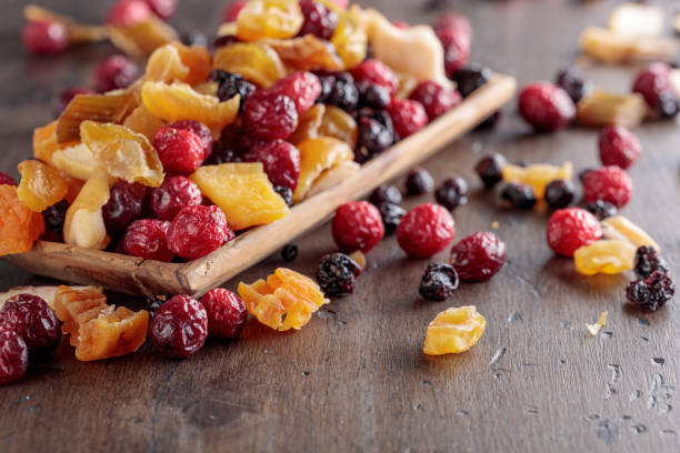 istock Dried fruits and berries. 893412054