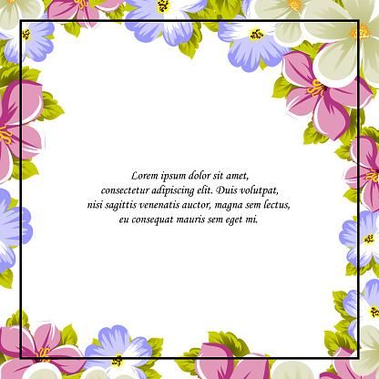 Ilustración de Marco De Unas Flores Para El Diseño De Tarjetas Invitaciones Saludo De Cumpleaños Boda Partido Fiesta Celebración Día De San Valentín y más Vectores Libres de Derechos de Anticuado - Ilustración de Marco De Unas Flores Para El Diseño De Tarjetas Invitaciones Saludo De Cumpleaños Boda Partido Fiesta Celebración Día De San Valentín y más Vectores Libres de Derechos de Anticuado -