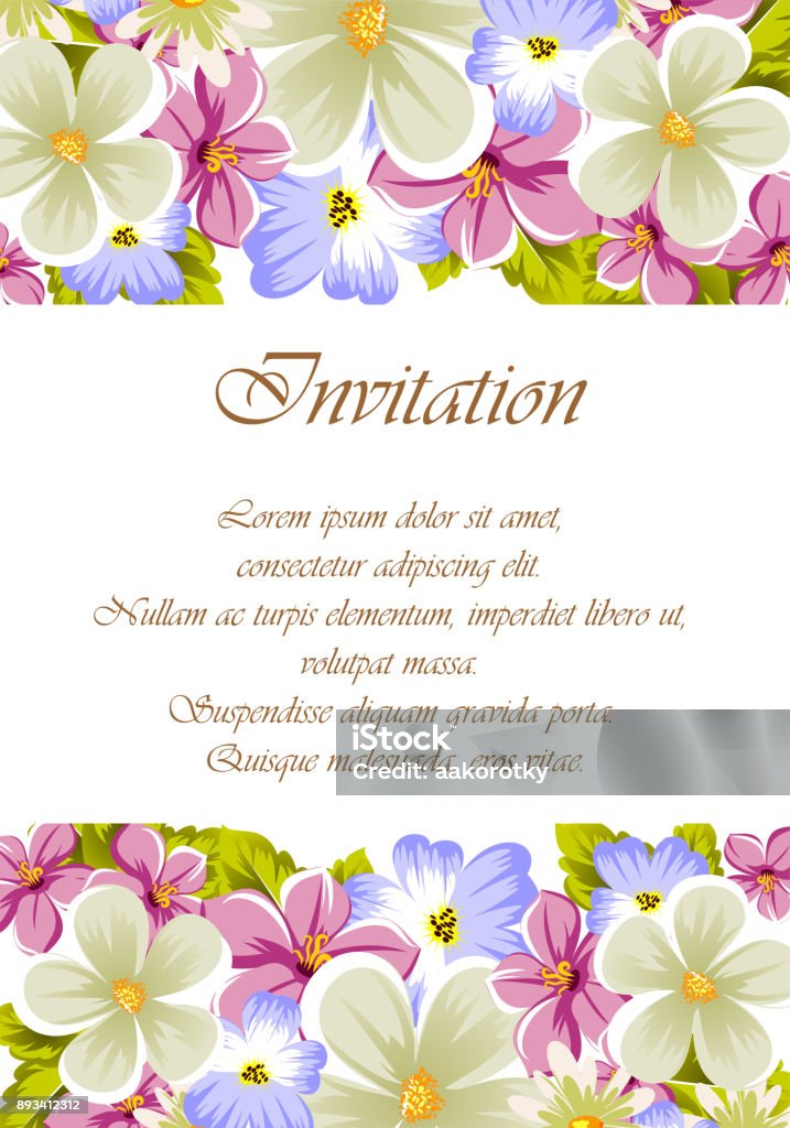 Ilustración de Marco De Unas Flores Para El Diseño De Tarjetas Invitaciones Saludo De Cumpleaños Boda Partido Fiesta Celebración Día De San Valentín y más Vectores Libres de Derechos de Acontecimiento - Ilustración de Marco De Unas Flores Para El Diseño De Tarjetas Invitaciones Saludo De Cumpleaños Boda Partido Fiesta Celebración Día De San Valentín y más Vectores Libres de Derechos de Acontecimiento -
