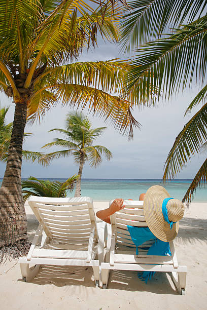istock Woman on the beach 89342384