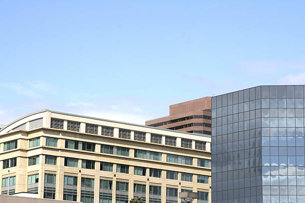istock Modern offices in a growing urban area 89342573
