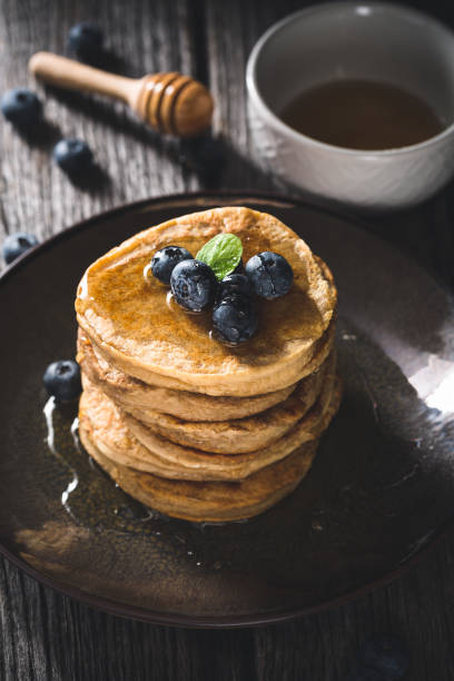 istock Gluten free pancakes for breakfast 893427132
