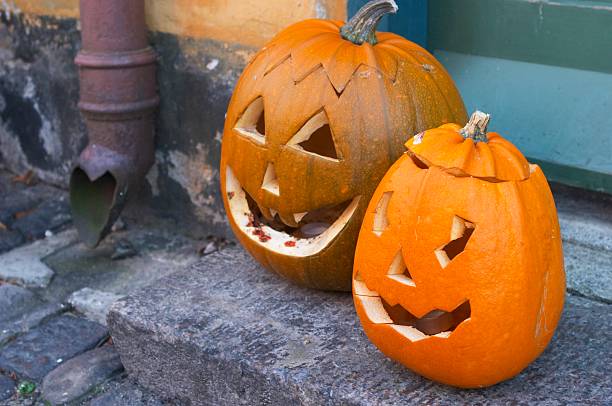 Halloween in Copenhagen stock photo