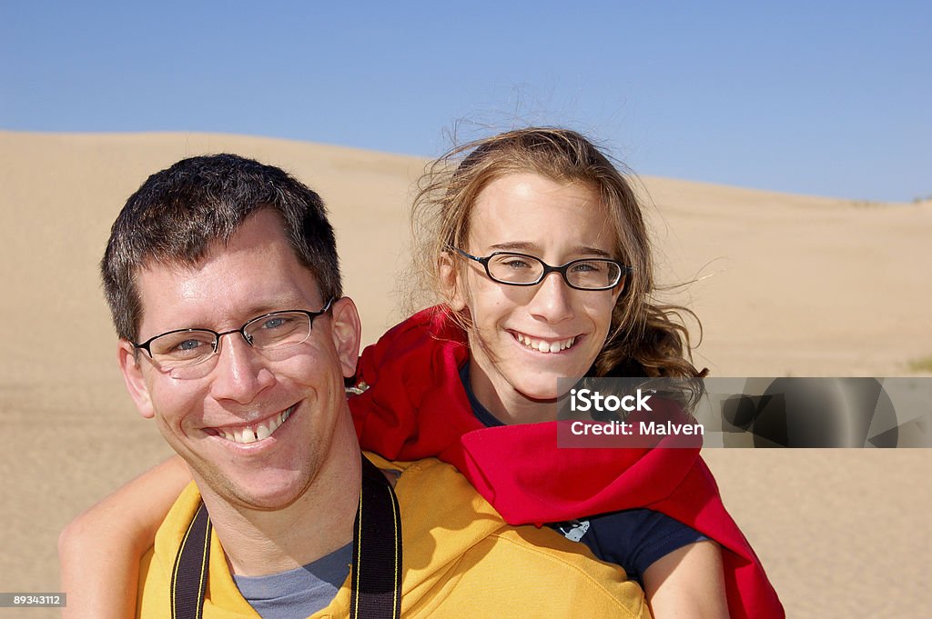 Como Padre e hija - Foto de stock de A caballo libre de derechos