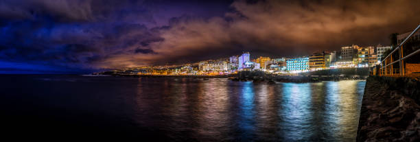 Puerto de la Cruz at night