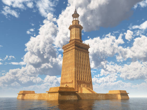 Lighthouse of Alexandria stock photo
