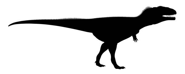 istock Silhouette of a dinosaur 893436490