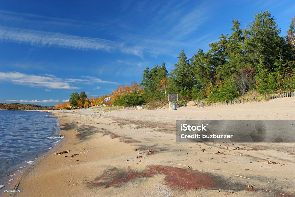 Beachscape  Autumn Stock Photo