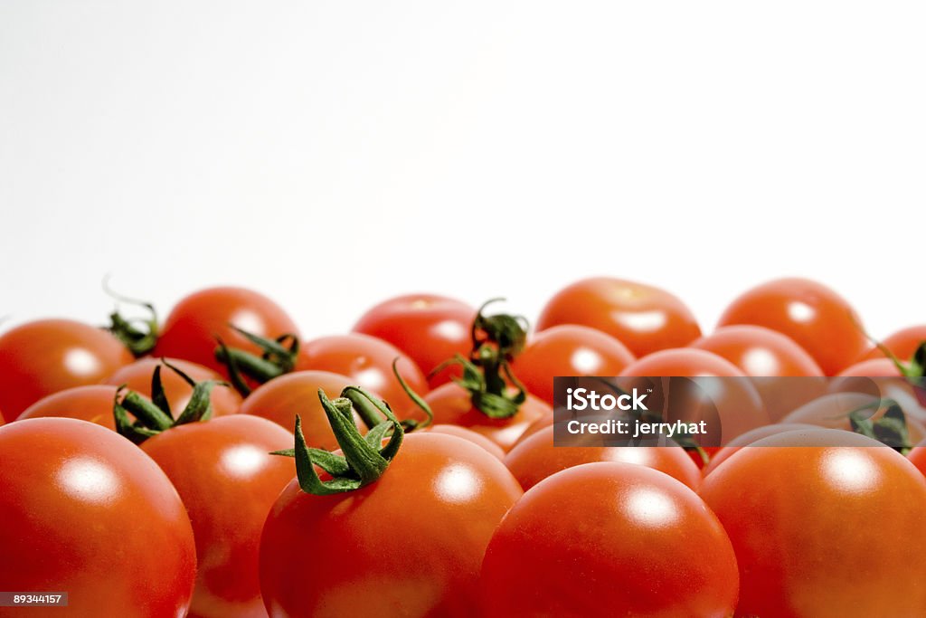 Mar de tomate cereja - Foto de stock de Branco royalty-free