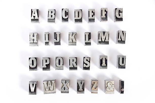 Block letters  letterpress photos stock pictures, royalty-free photos & images
