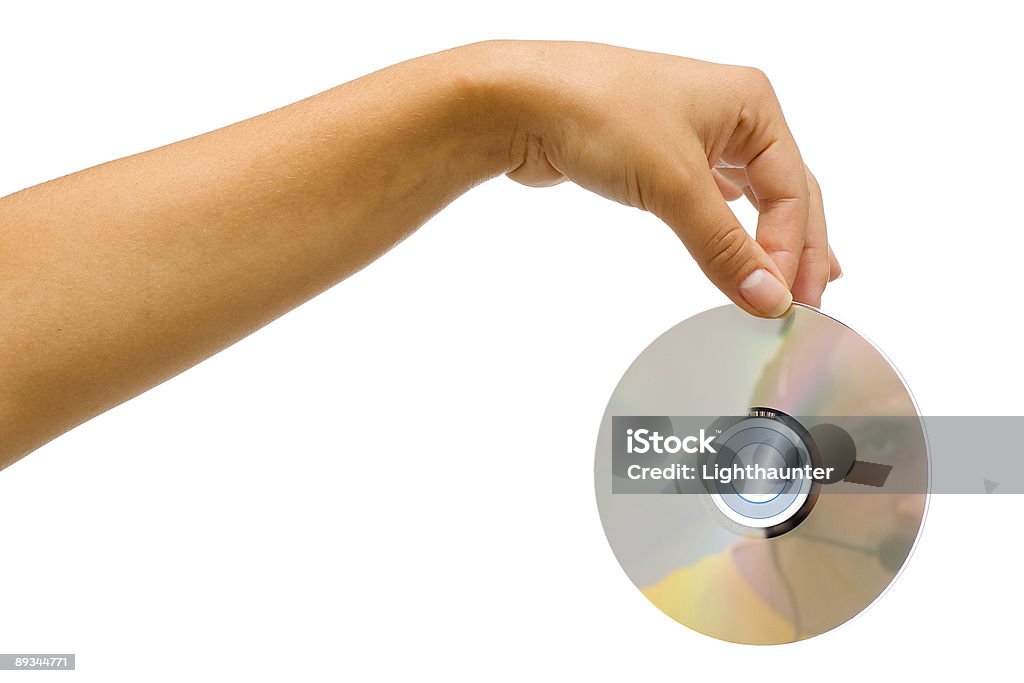 Compact disc  Adult Stock Photo