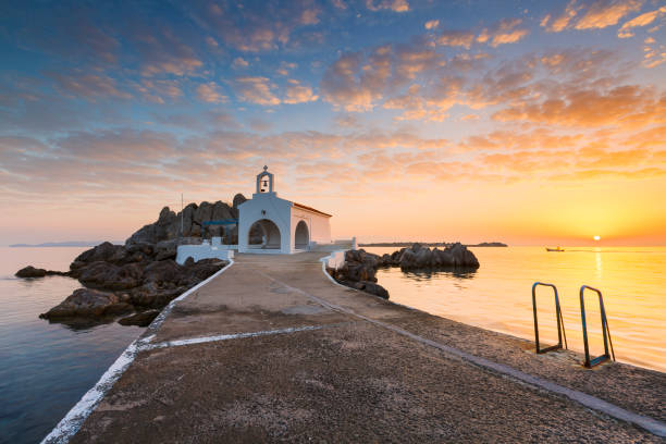 istock Agios Isidoros, Chios island. 893449182