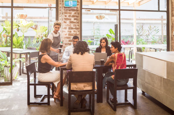 istock Business meeting in a cafe. 893450930