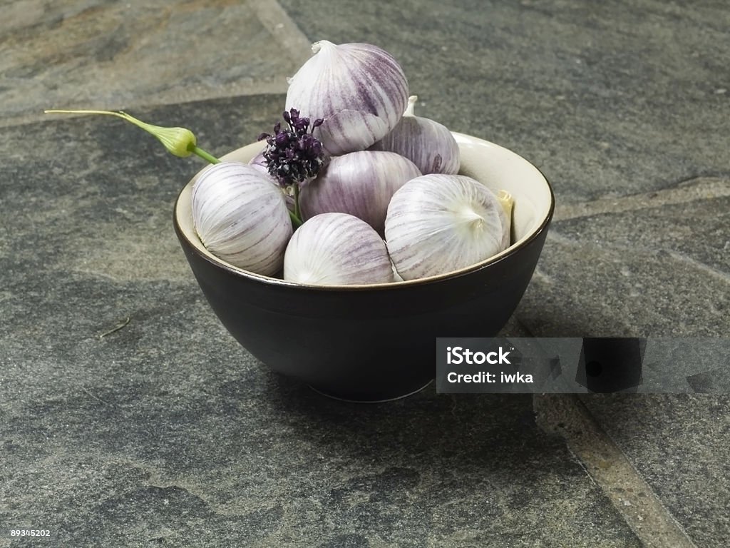 Knoblauch - Lizenzfrei Bildhintergrund Stock-Foto