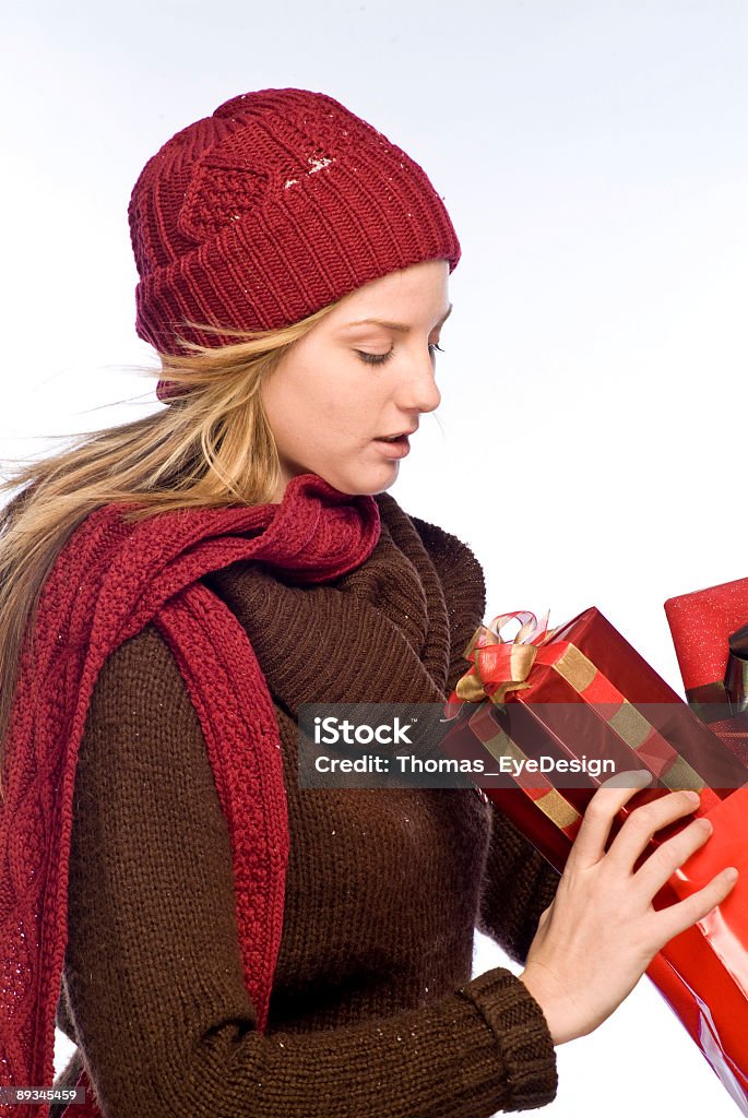 Winter Shopping - Foto de stock de Adulto royalty-free