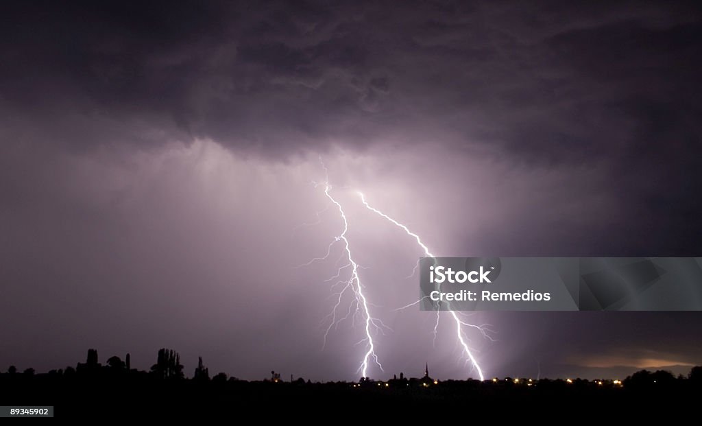 Éclair storm - Photo de Ciel libre de droits
