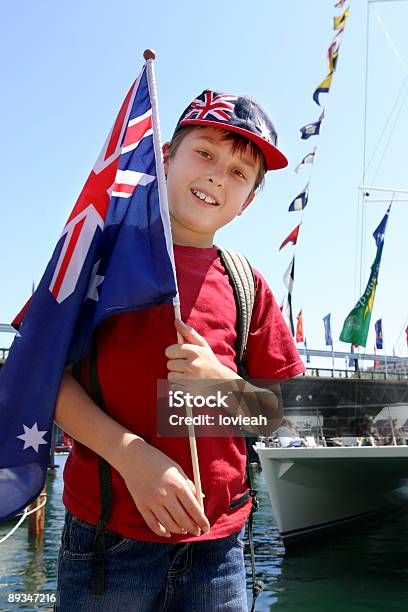 오지 남자아이 하버사이드 Australia Day에 대한 스톡 사진 및 기타 이미지 - Australia Day, T 셔츠, 공휴일