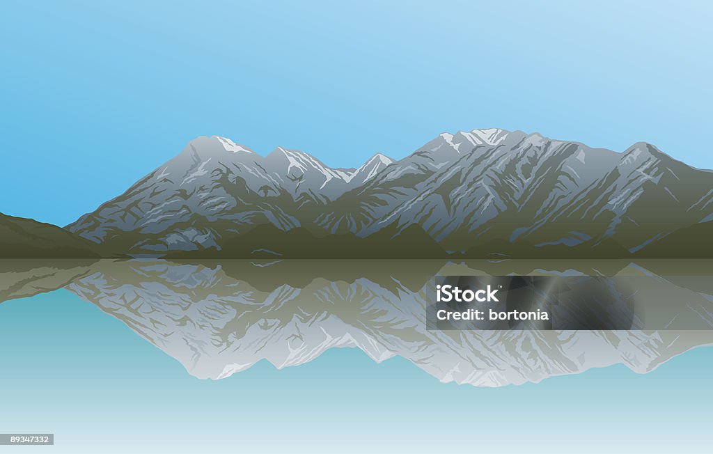 Скалистые горы - Стоковые иллюстрации Скалистые горы роялти-фри
