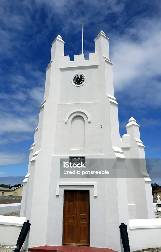 Остров Церковь - Стоковые фото Башня роялти-фри