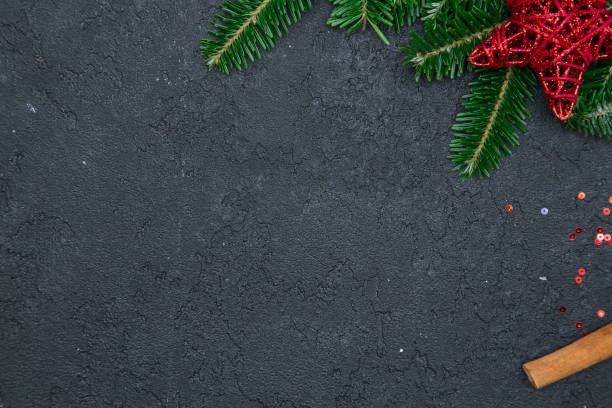istock Black Christmas or New Year background 893496772