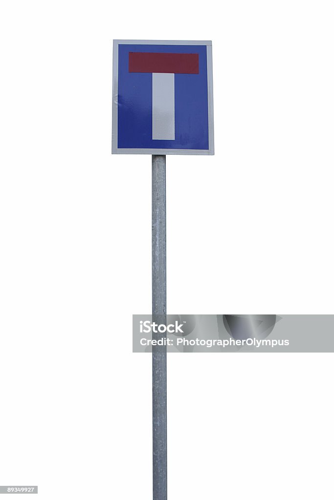 Dead end sign - Lizenzfrei Stab Stock-Foto