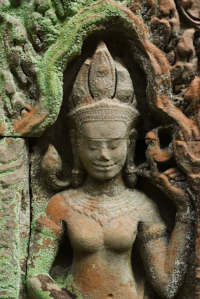 istock Angkor Wat - Female Head at Ta Phrom 89350179