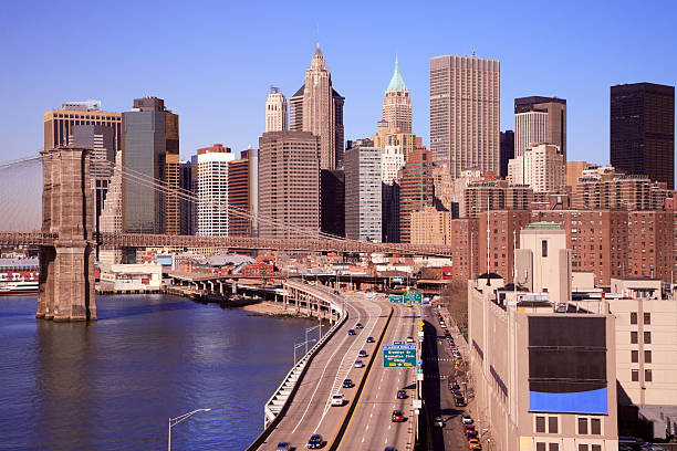 istock Downtown Manhattan along FDR Drive 89350535