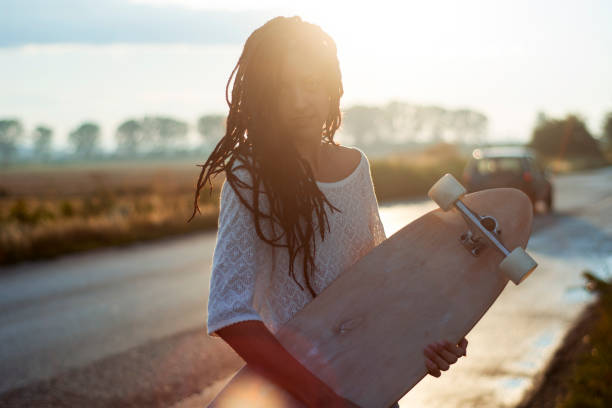 istock Skater in a road 893505830