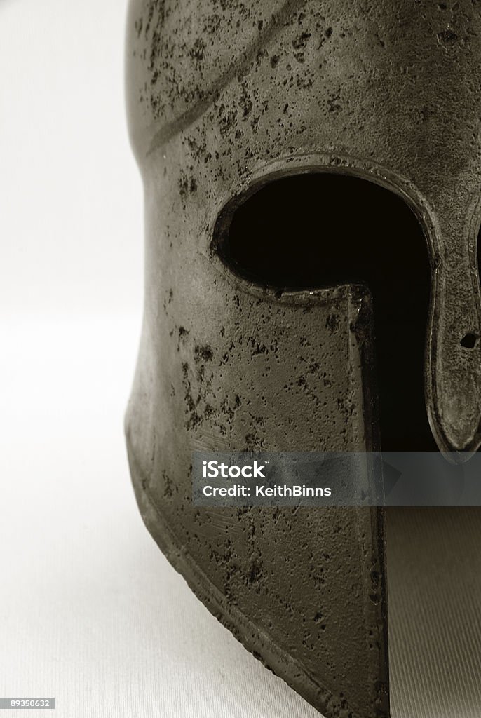 Coríntio Grécia antiga Capacete de Bombeiro & branco - Foto de stock de Troy - Alabama royalty-free