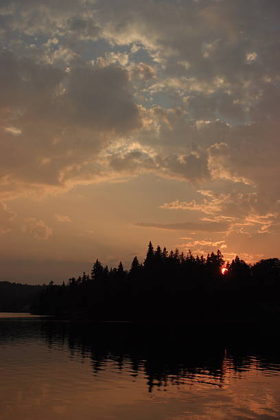 Puerto de Chippewa atardecer - foto de stock