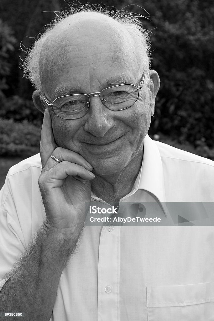 Retrato de um titular de pensão - Royalty-free 70 anos Foto de stock