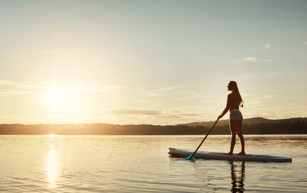 istock She loves the peace paddling gives her 893508968