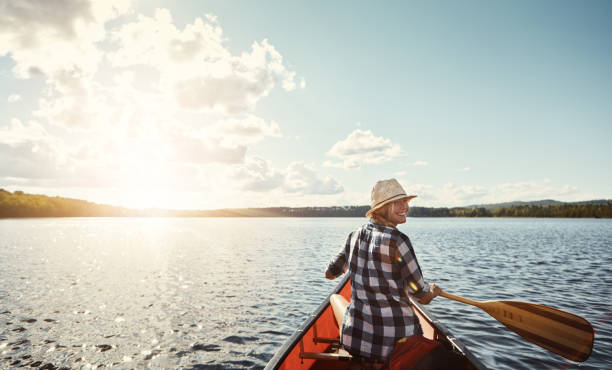istock She loves life on the lake 893509062