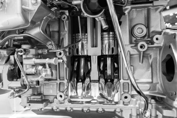 istock New engine  Piston of the car machine 893509260