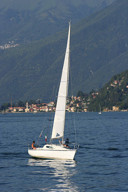 istock Boat Sailing in Como - Italian Lake District 89351901