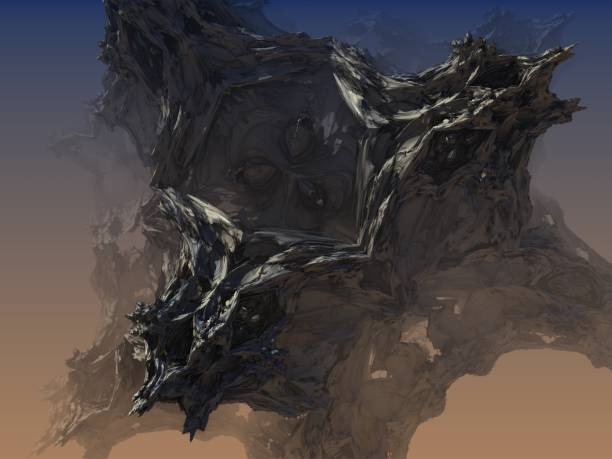 istock futuristic digital 3d art fractal illustration 893522500