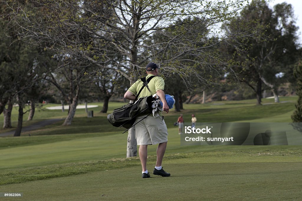 Golfista depois do jogo - Foto de stock de Adulto royalty-free