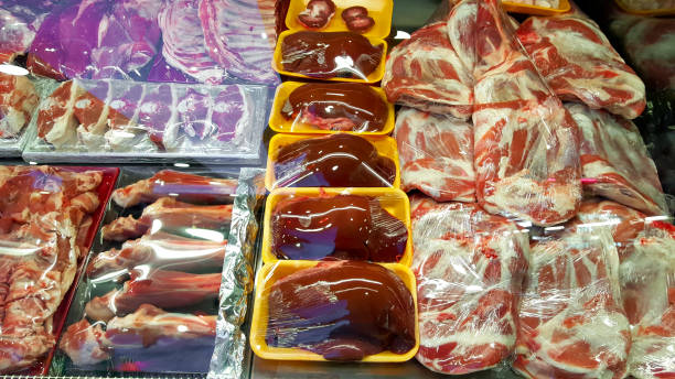 istock Meat dishes at the counter 893526054