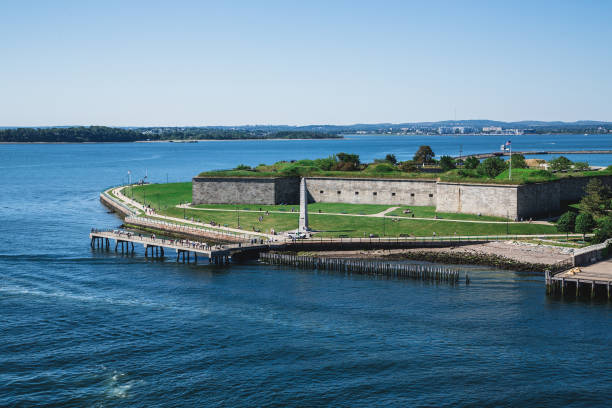 istock View of Fort Independence from the Sea 893529362