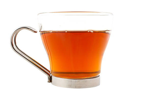 istock Glass cup of tea with lemon 89353188