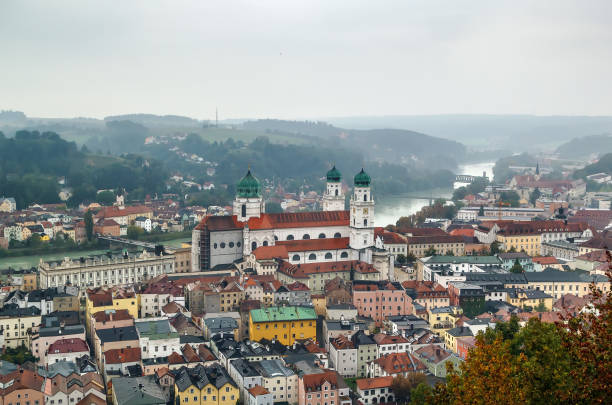 istock view of Passau, Germany 893534540