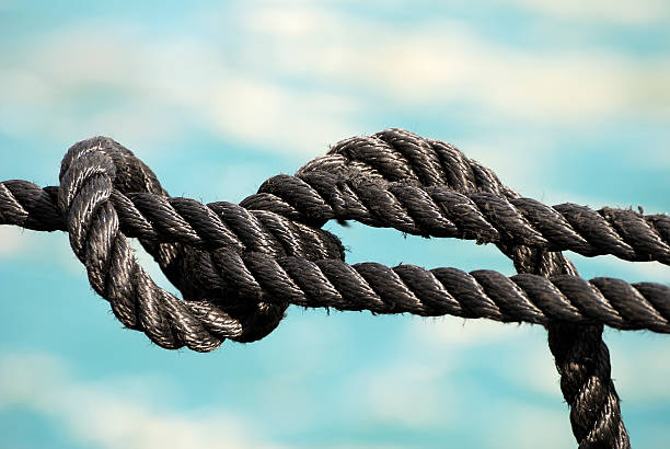 bowline stock photo