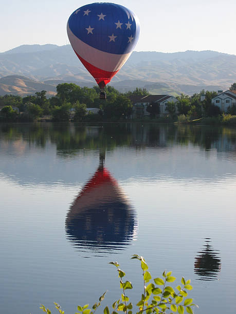 USA Balloon over Boise Idaho