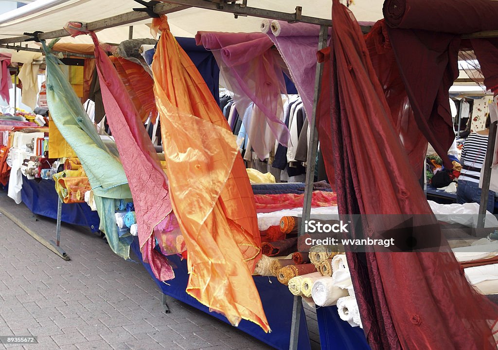 textile market  Amersfoort - Netherlands Stock Photo