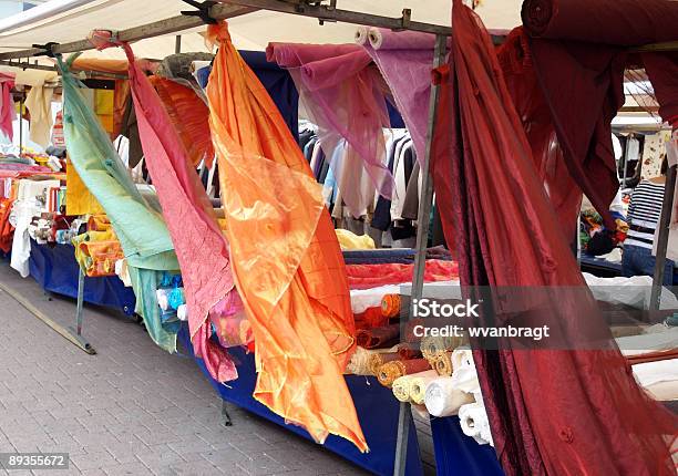 Textile Market Stock Photo - Download Image Now - Amersfoort - Netherlands, Color Image, Fashion